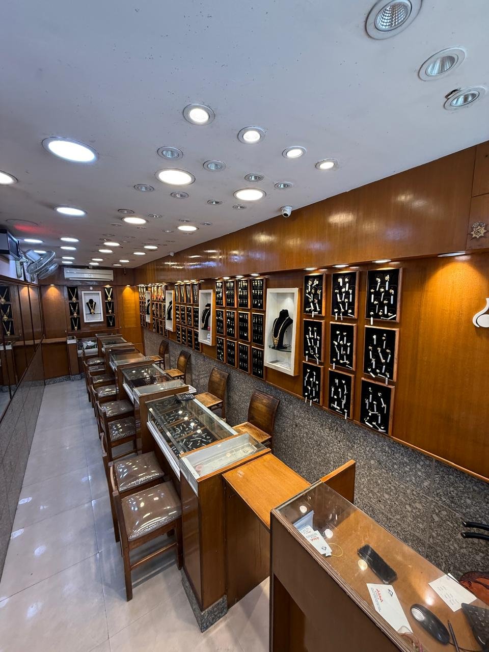 A wide view of the Aina Gold showroom, alternate angle